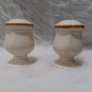 Vintage MIKASA Salt And Pepper Shakers Set AS IS